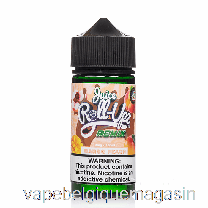 Vape Belgique Mangue Pêche - Juice Roll Upz Remix - 100ml 0mg